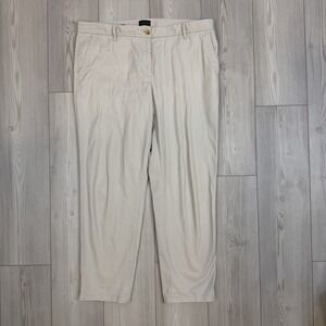 Talbots Womens 16 Relaxed Chino Pant Beige 38x29